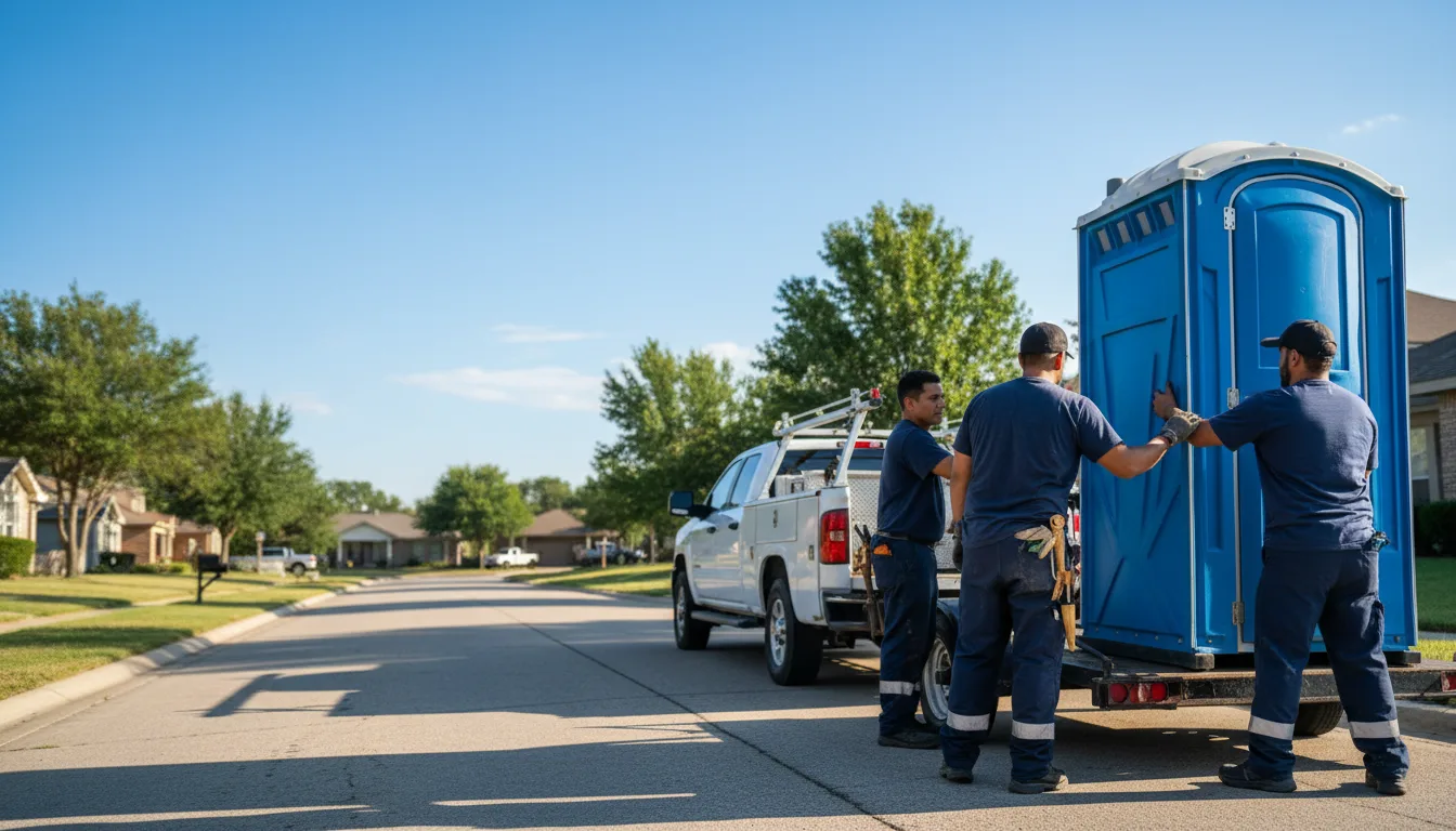 Portable Toilet Rental in Bronte, TX near me